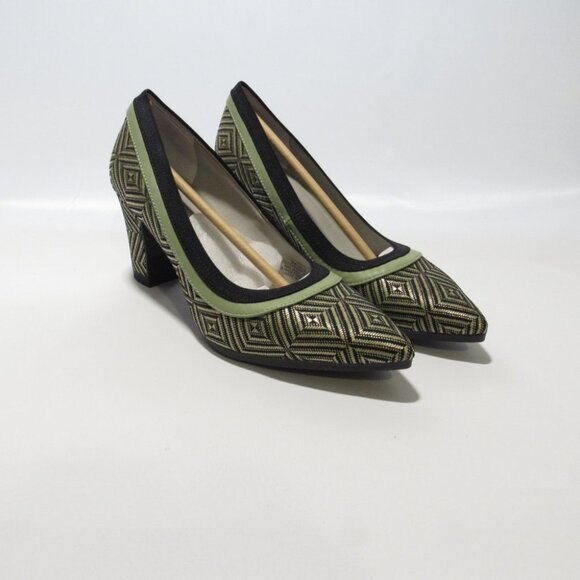 Lori Goldstein Block Heel Pump w/Crepe Bottom Li-Yarden Size 8 NIB - Picture 1 of 7